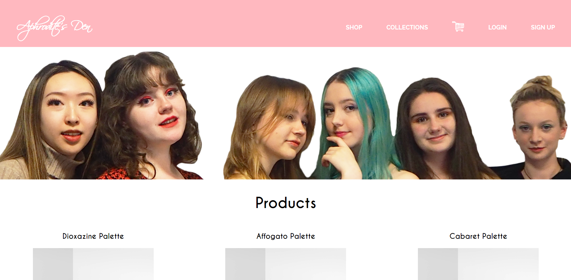 Picture of full-stack website made with flask.